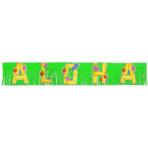 Aloha Fringe Letter Banner