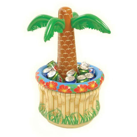 24" Palm Tree Inflatable Table-top Cooler