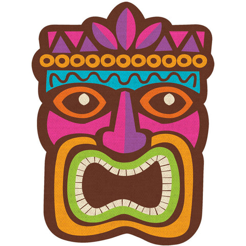 8" Luau Tiki Cutout