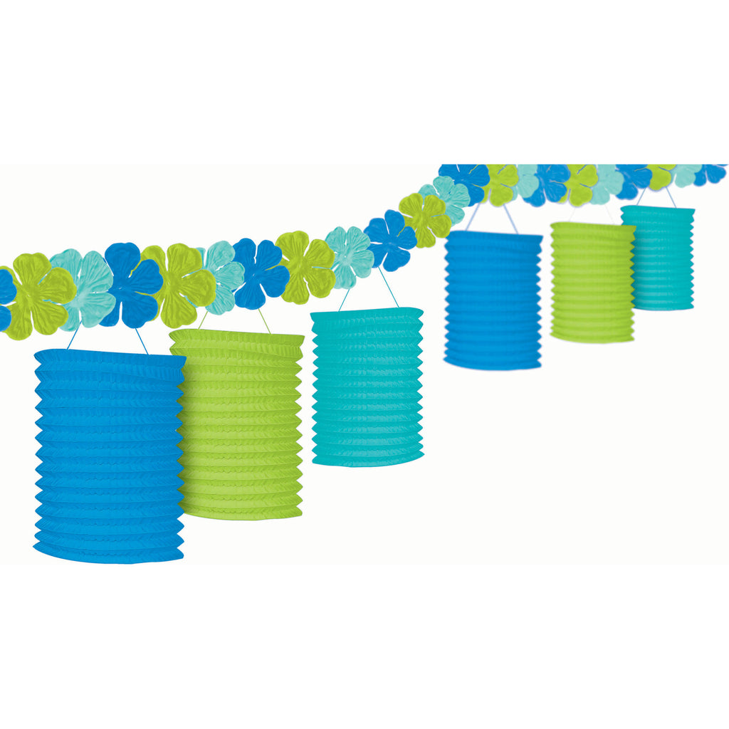 Floral Paradise Cool Lantern Garland