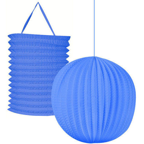Blue Paper Lanterns