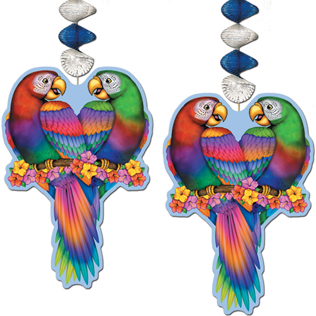 Tropical Bird Dangling Cutouts - 30" (2 ct)