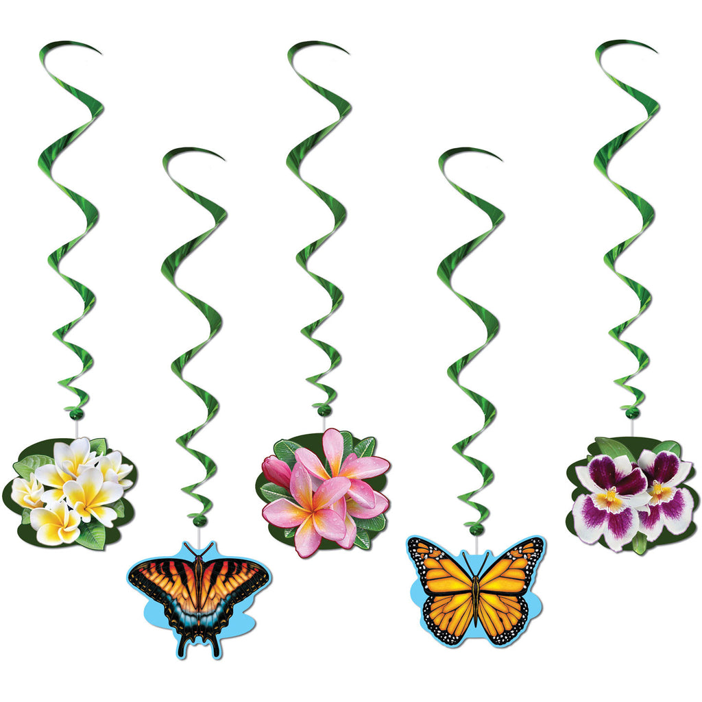 Flower Garden Hanging Whirls