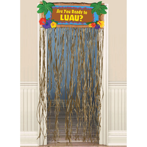 3D Luau Door Curtain